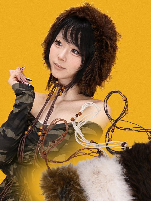 KUO(クーオ)の「hippie fur multi-belt (3color/귀도리/벨트)(Fashion Accessories)」