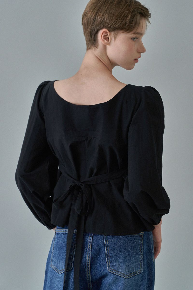 Montana long blouse_black