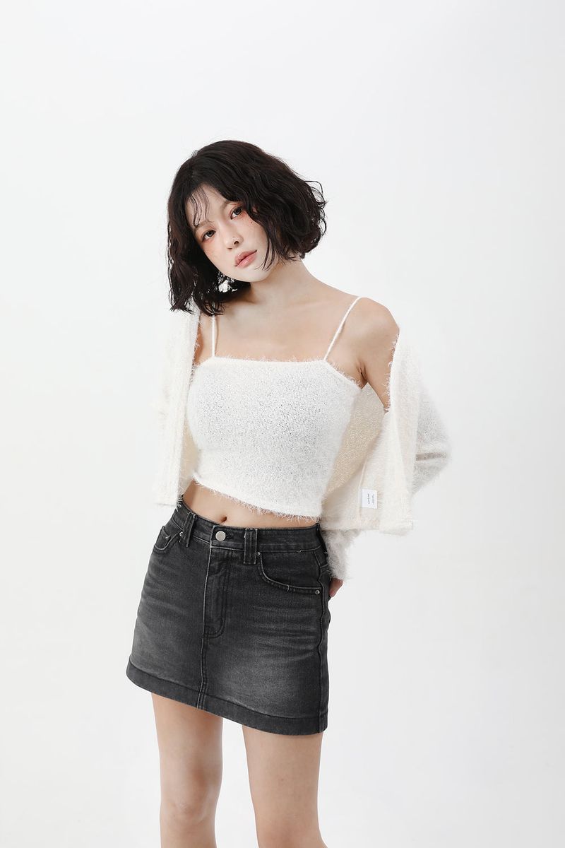 Pure Knit Cardigan Sleeveless SET