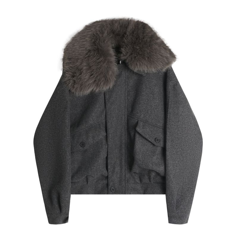 Cozy&Kitsch（コージーアンドキッチ）の「Elden Classic Wool Fur Jacket（Jackets/Outerwear）」