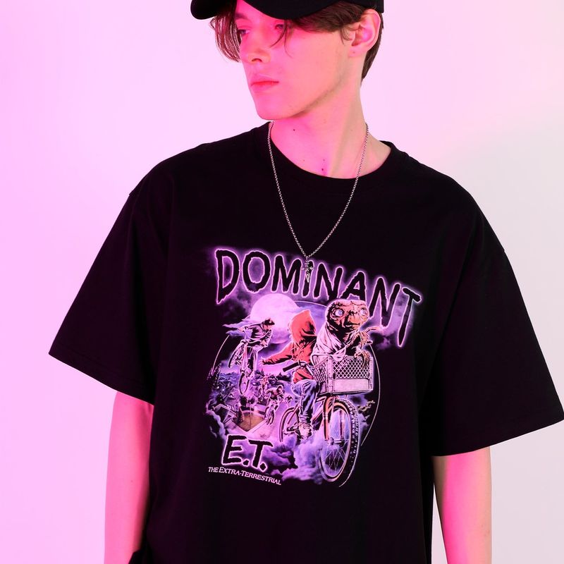 DOMINANT ALIEN OVER FIT T-SHIRTS