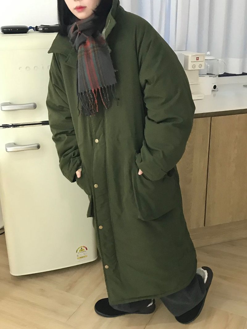 (quilted beam) Biei raglan padding coat