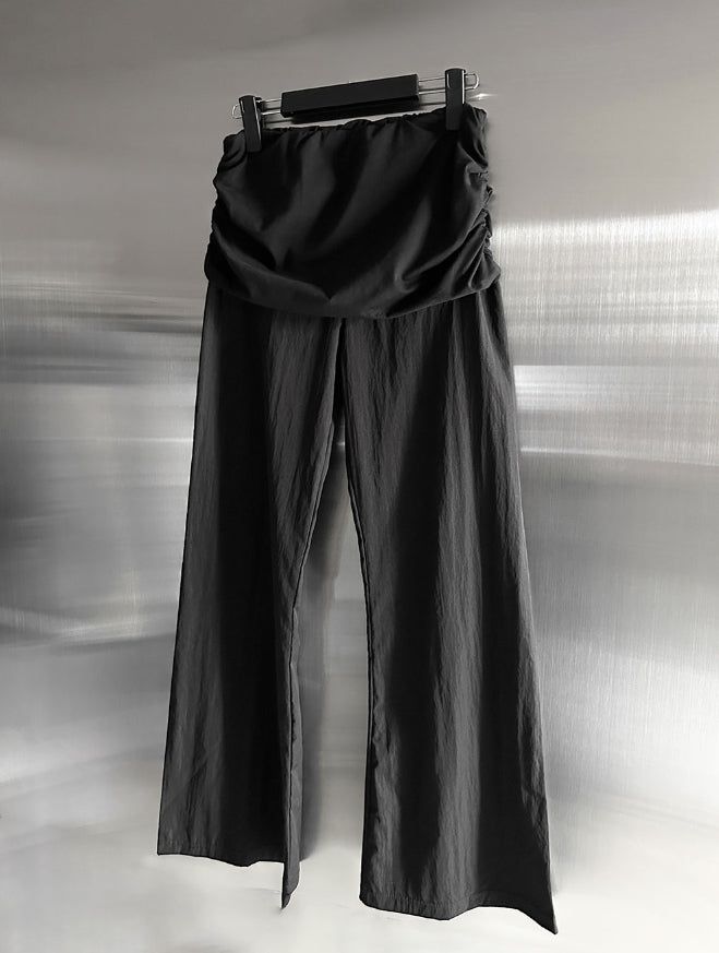Aven Layered Shirred Skirt Pants