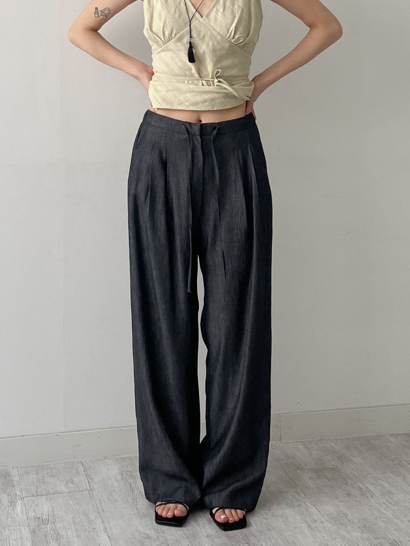 INCHANT ME(インチャントミー)の「About Banding Wide Denim Pants(Pants)」