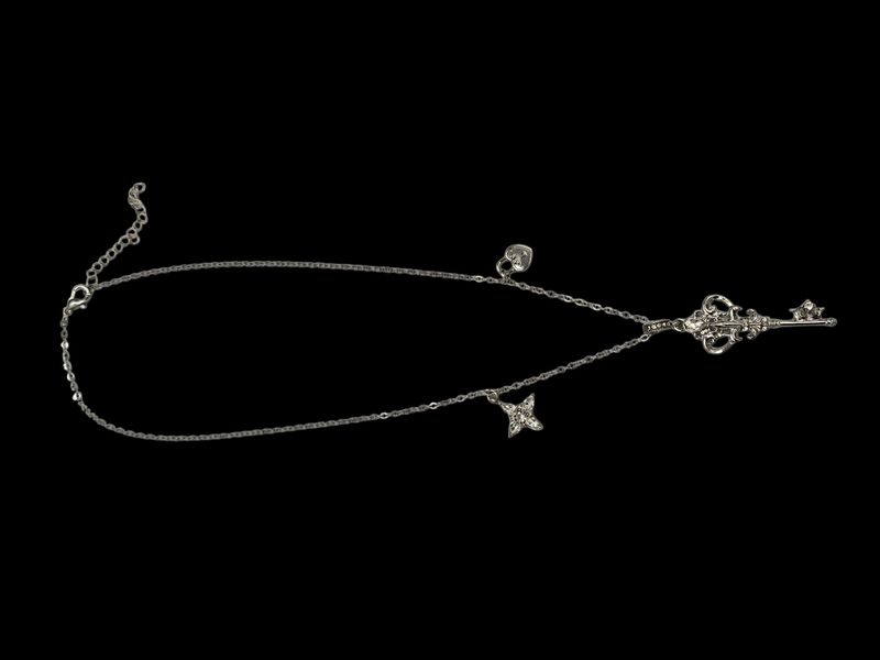 Vintage Silver Key Necklace