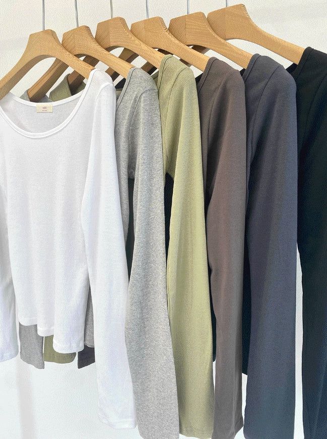 [1+1] Basic Long Sleeve T-Shirt