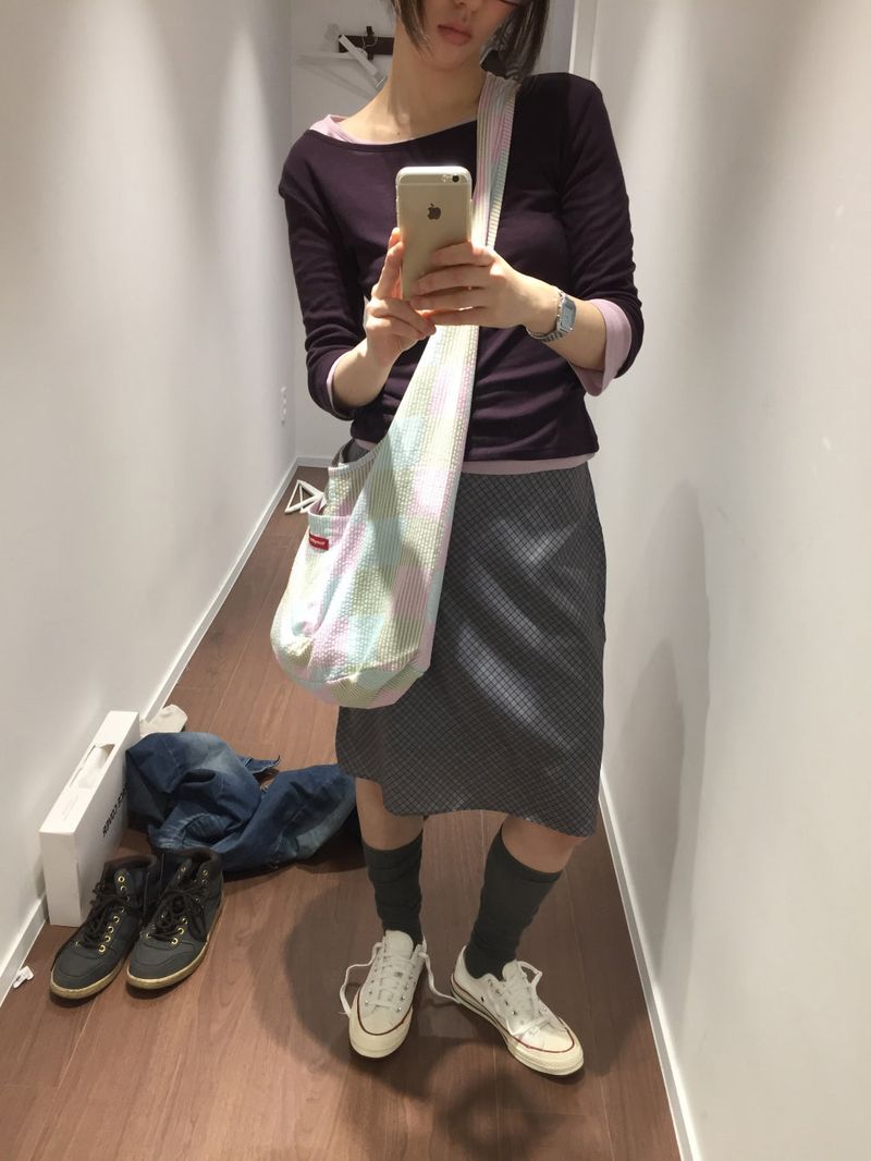YWD パッチワーククロスボディーバッグ (2color)