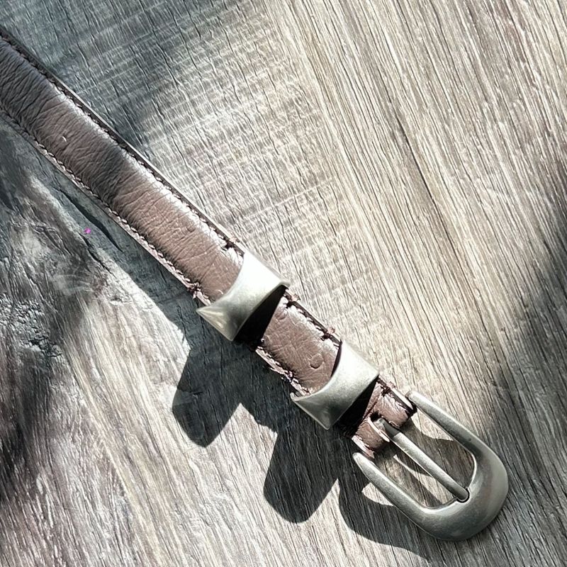 Arc Buckle Vintage Belt
