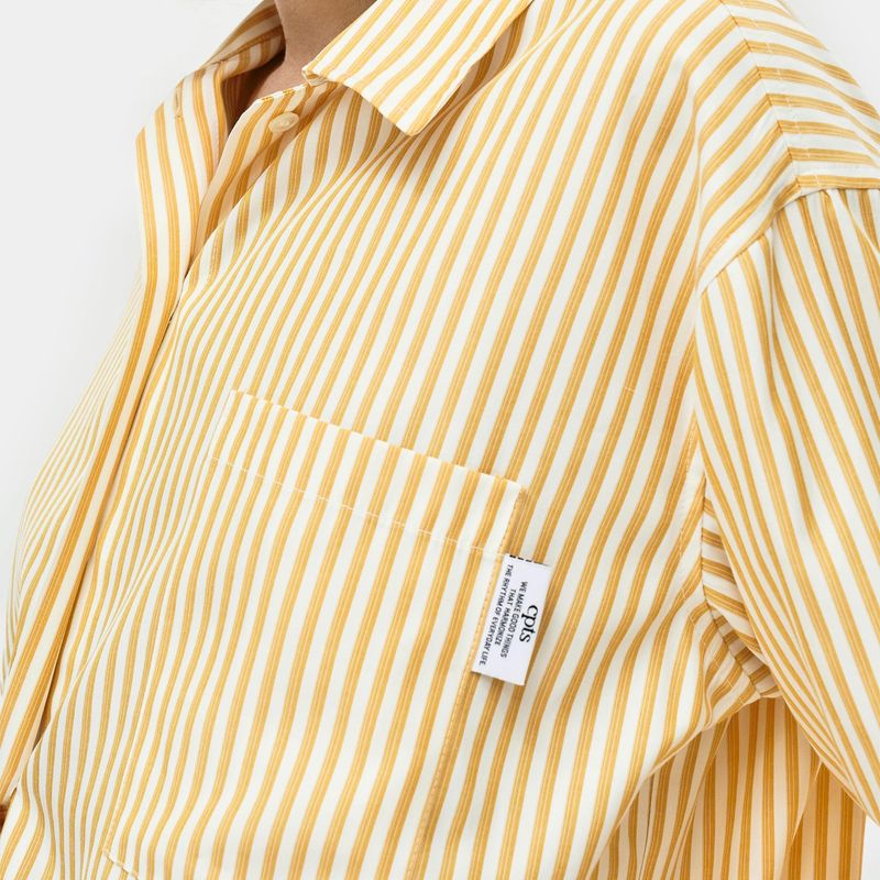  RELAXED STRIPE PAJAMAS_YELLOW