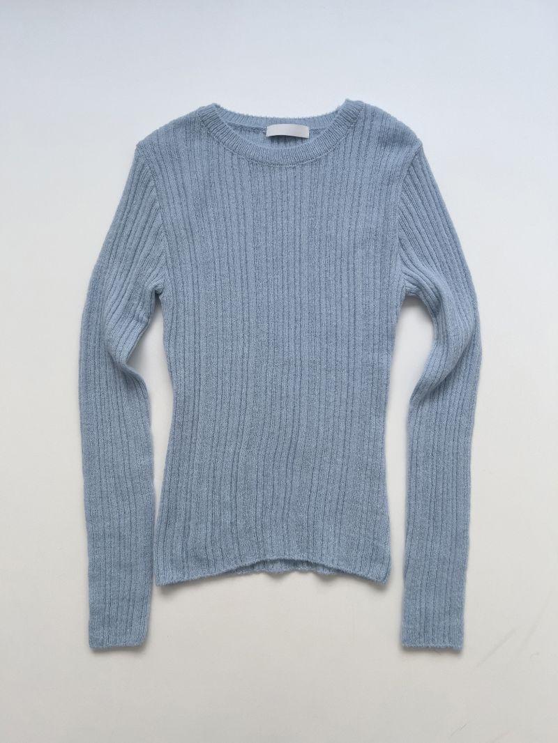 Mamonde Ribbed Knit T-shirt