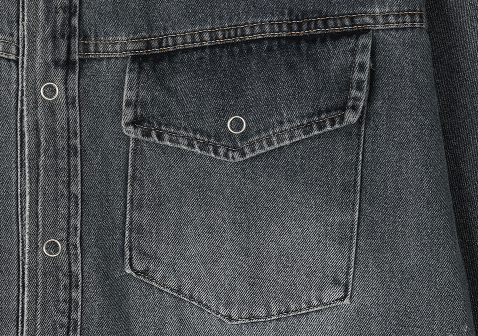 Meyer Western Washed Overfit Denim Shirt