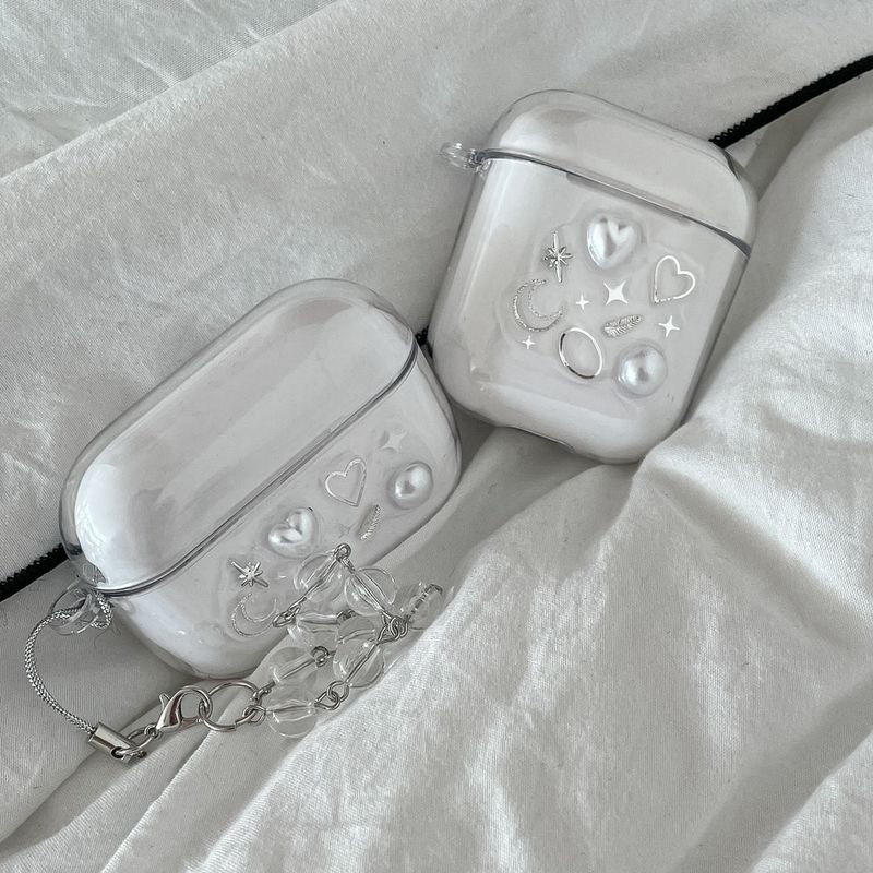Ellebelle market（エルベルマーケット）の「[made]simple&silver mood resin airpodcase（Smartphone Accessories）」