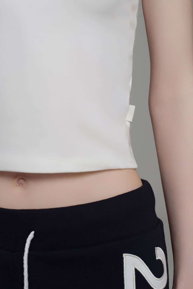 Soft Club signature top, Ivory
