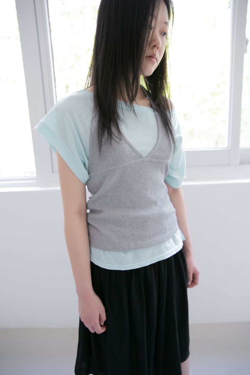 backless halterneck sleeveless top(5colors)
