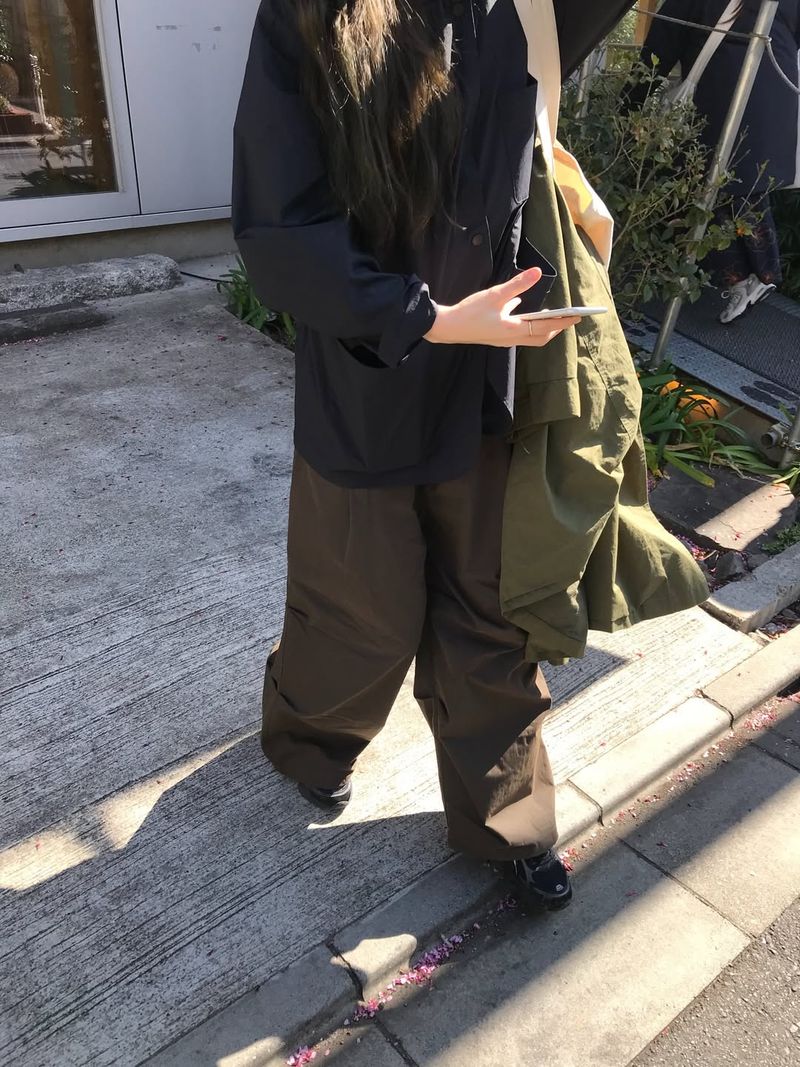 Double Pintuck Pants (Brown)