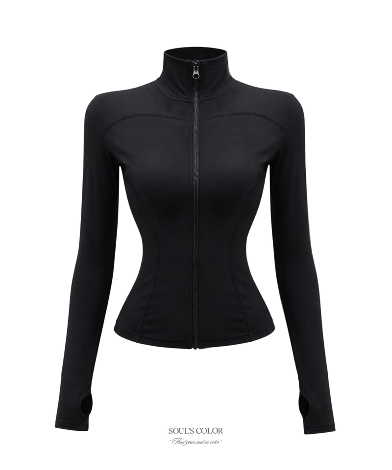[Pilates Line] Slim Line Zip-Up (S~L)