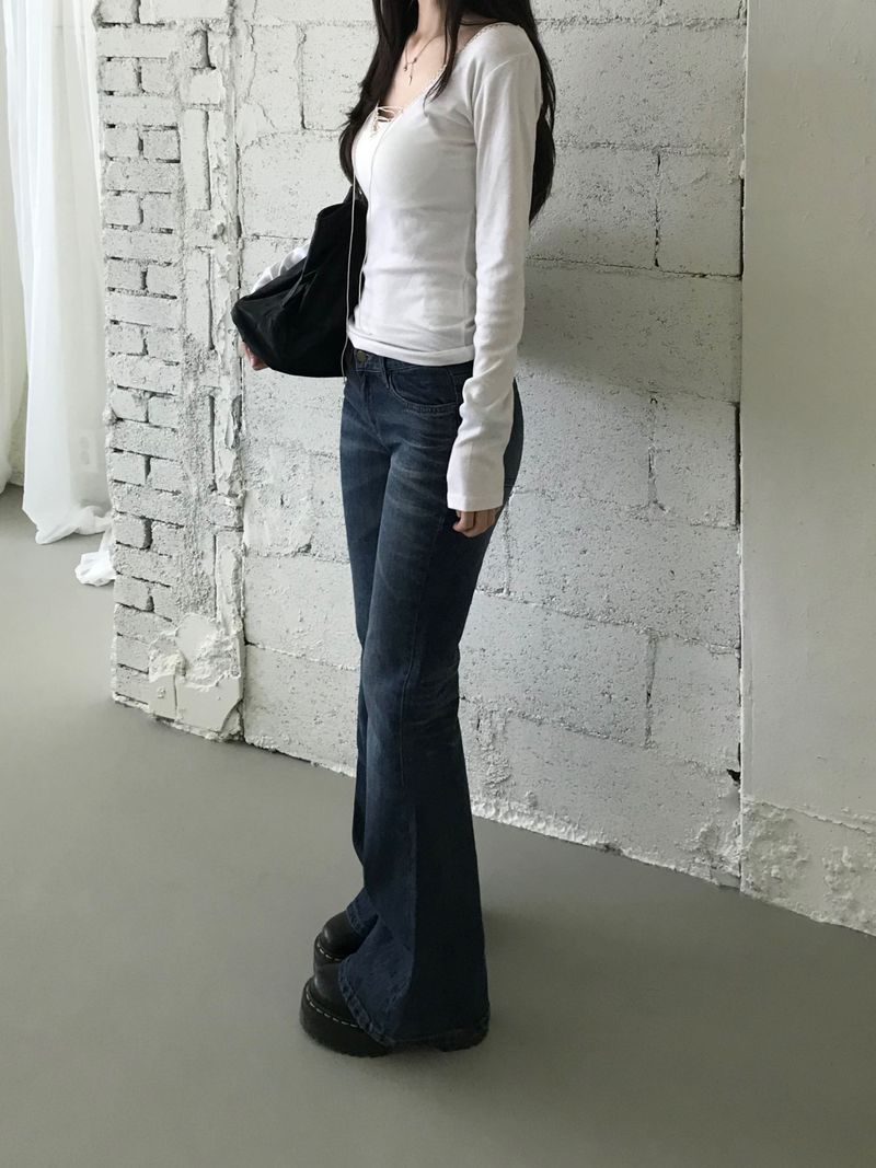 Rush Denim Bootcut Pants (one color)