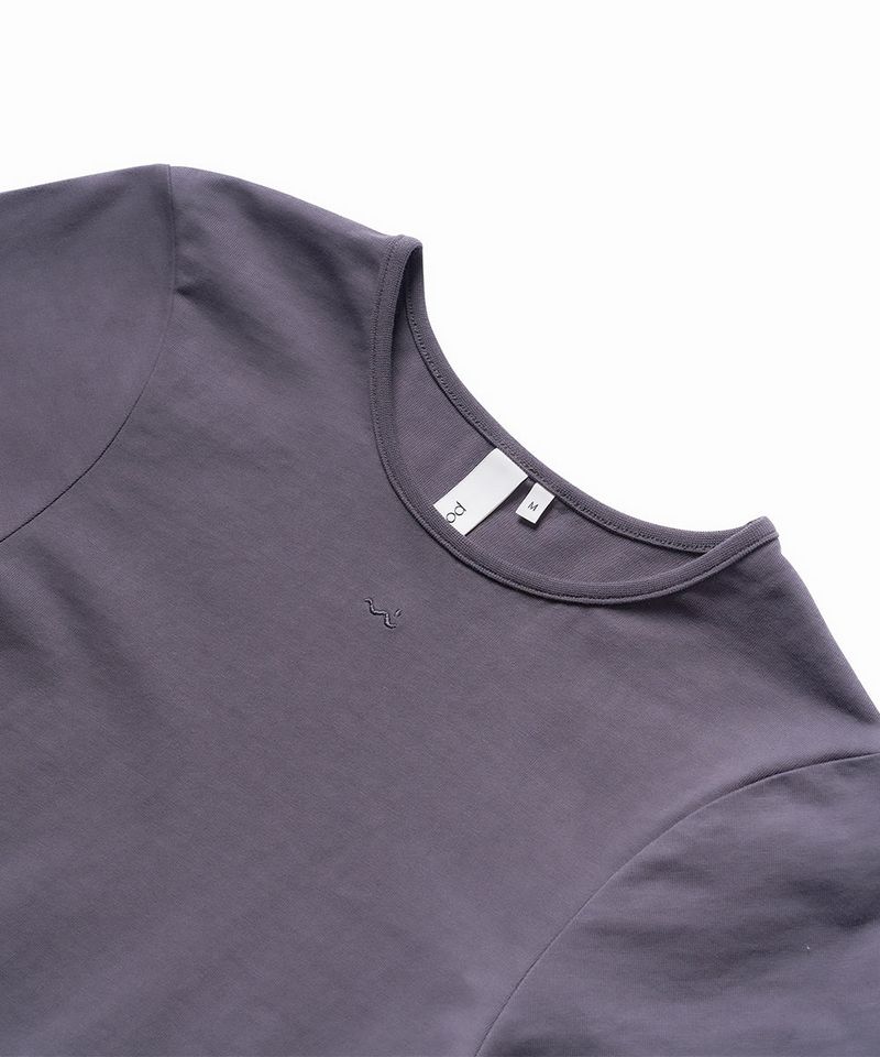 Poev Arched T-Shirt - Charcoal