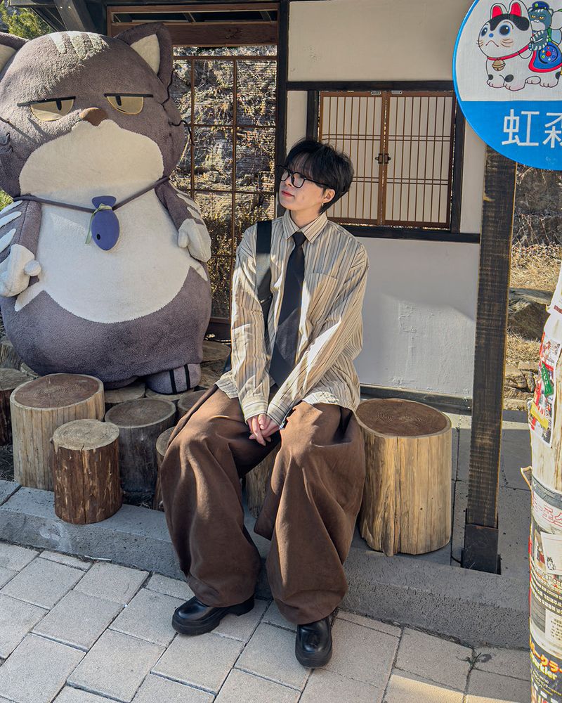 Cuff Bizo Balloon Cotton Pants