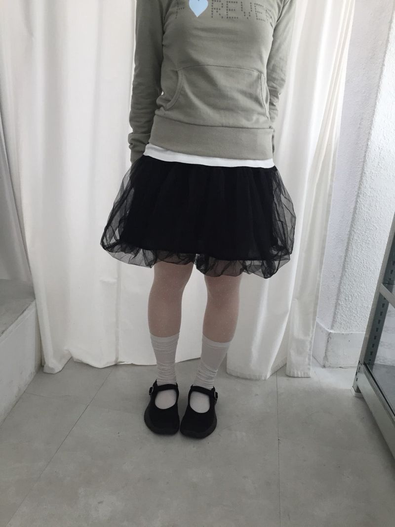 ミニシャボリュームスカート