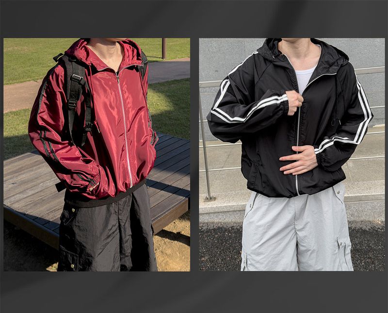 Dian Lightweight Hood Track Windbreaker