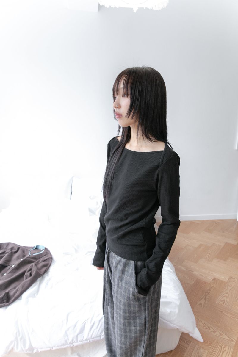 golgi boatneck top(3colors)