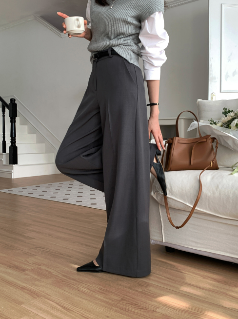 Lesen Tension Wide Slacks / 4 colors