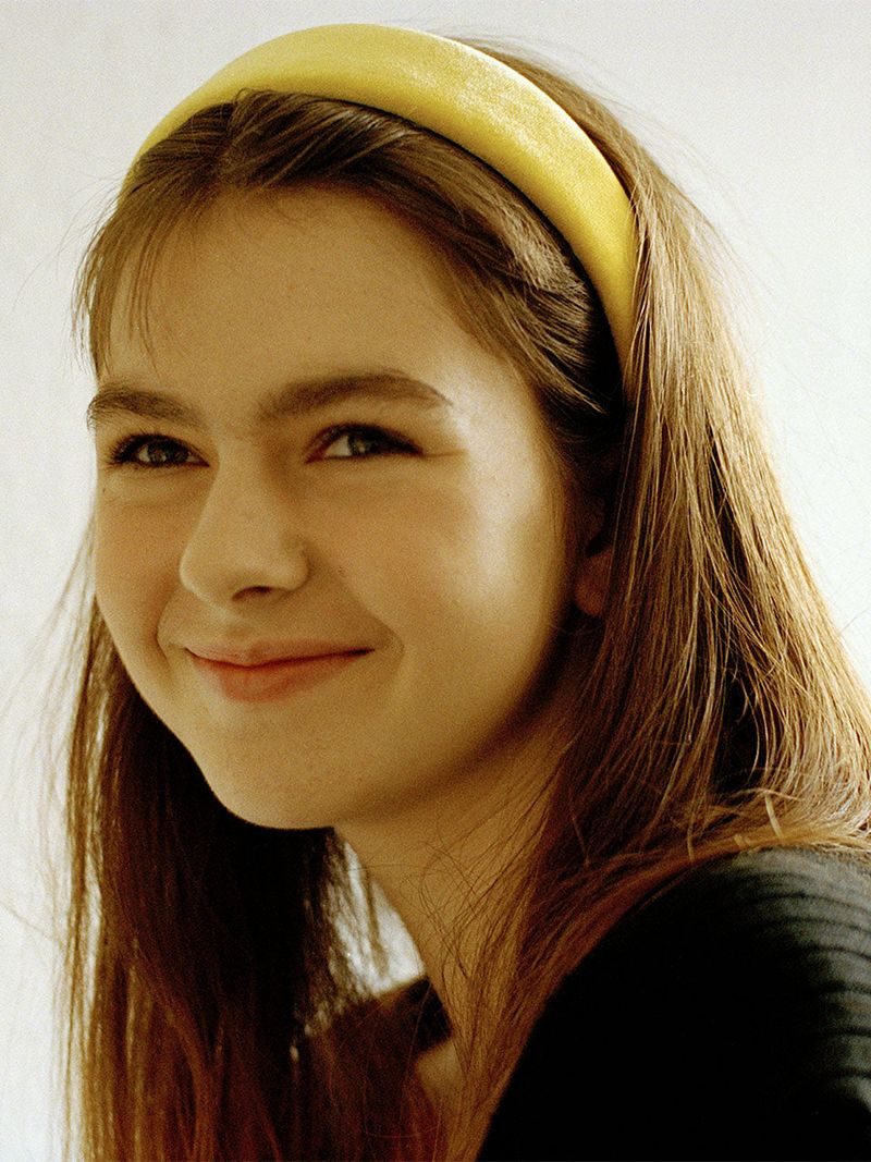 Elizabeth Moments(エリザベスモーメント)の「Mimosa Yellow Velvet Headband()」