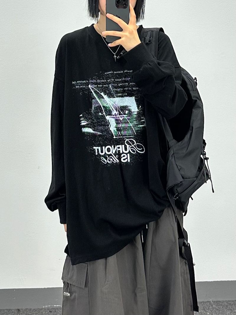 run-out long-sleeve