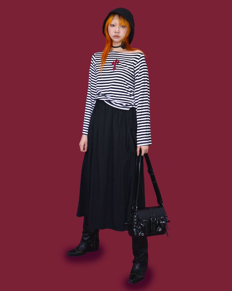 mxy black pocket bag