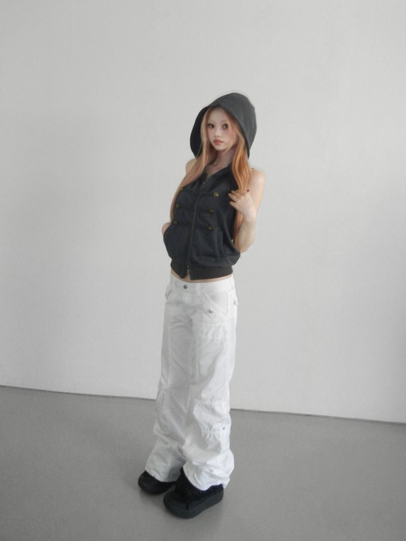 crispy 81 straight pants(2 color)