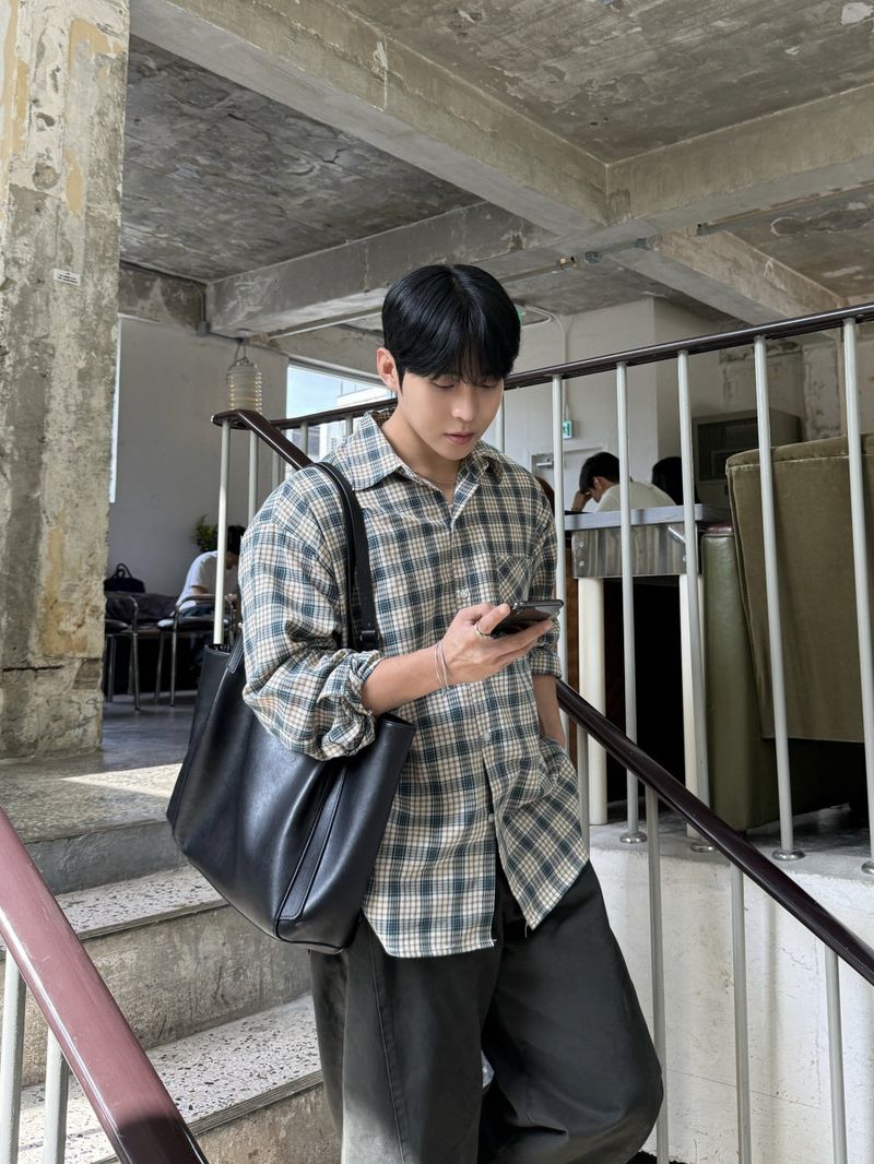 Muff cut half-banding pants