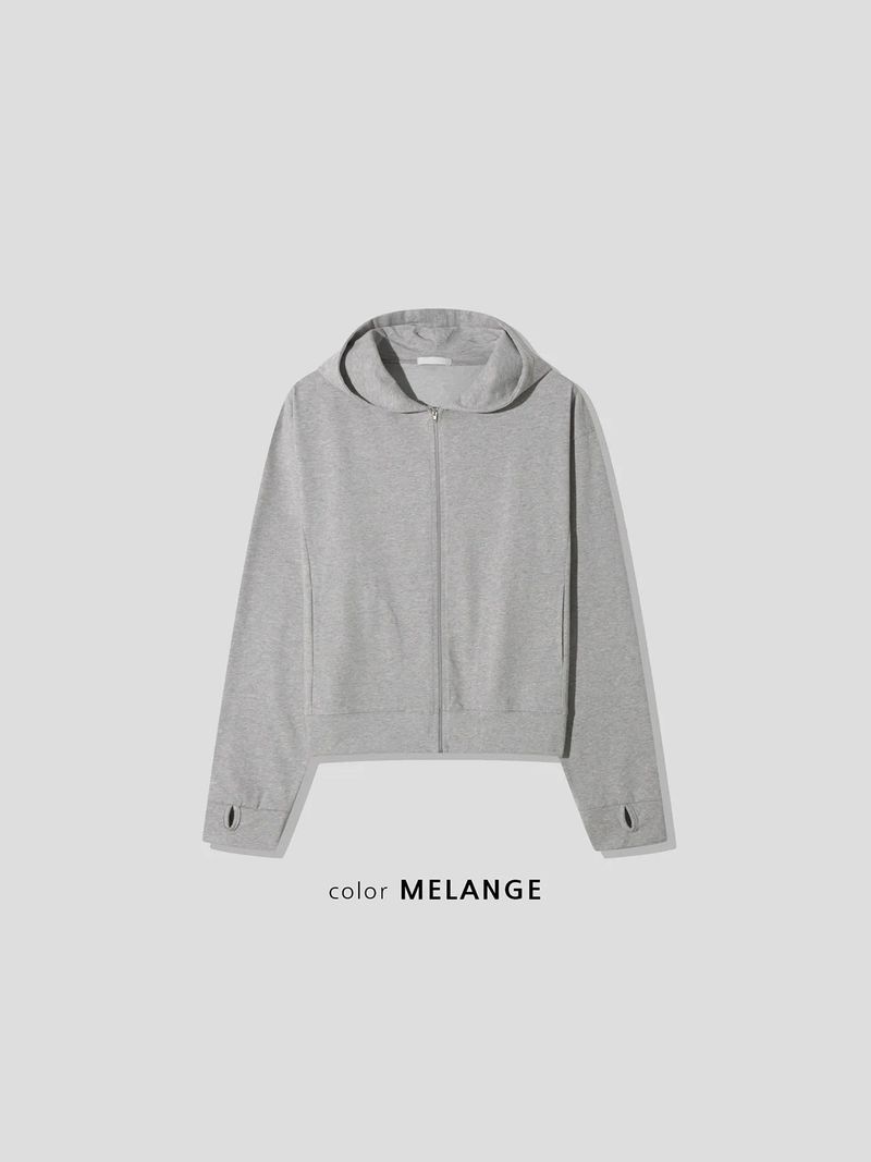Work Single Zip Hoodie