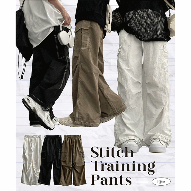 hijjoo（ハイチュー）の「Aubu Bas Rock Nylon Stylish Cargo Pants（Pants）」