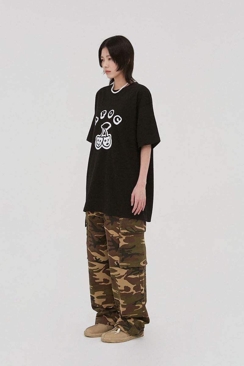Cherry Bear Tee_Black