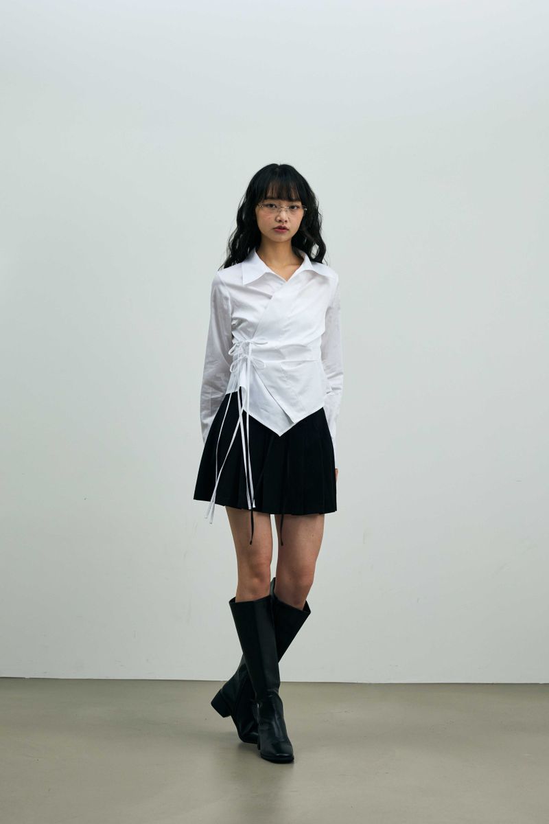 HALO WRAP SHIRT / WHITE