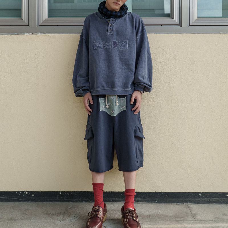 Champ bermuda sweatpants / Navy