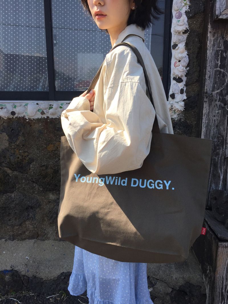 YWD TWILL ECO BAG-KHAKI 