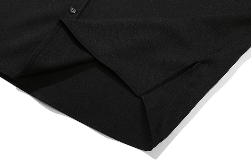 RAGLAN SLIT SHIRT_BLACK