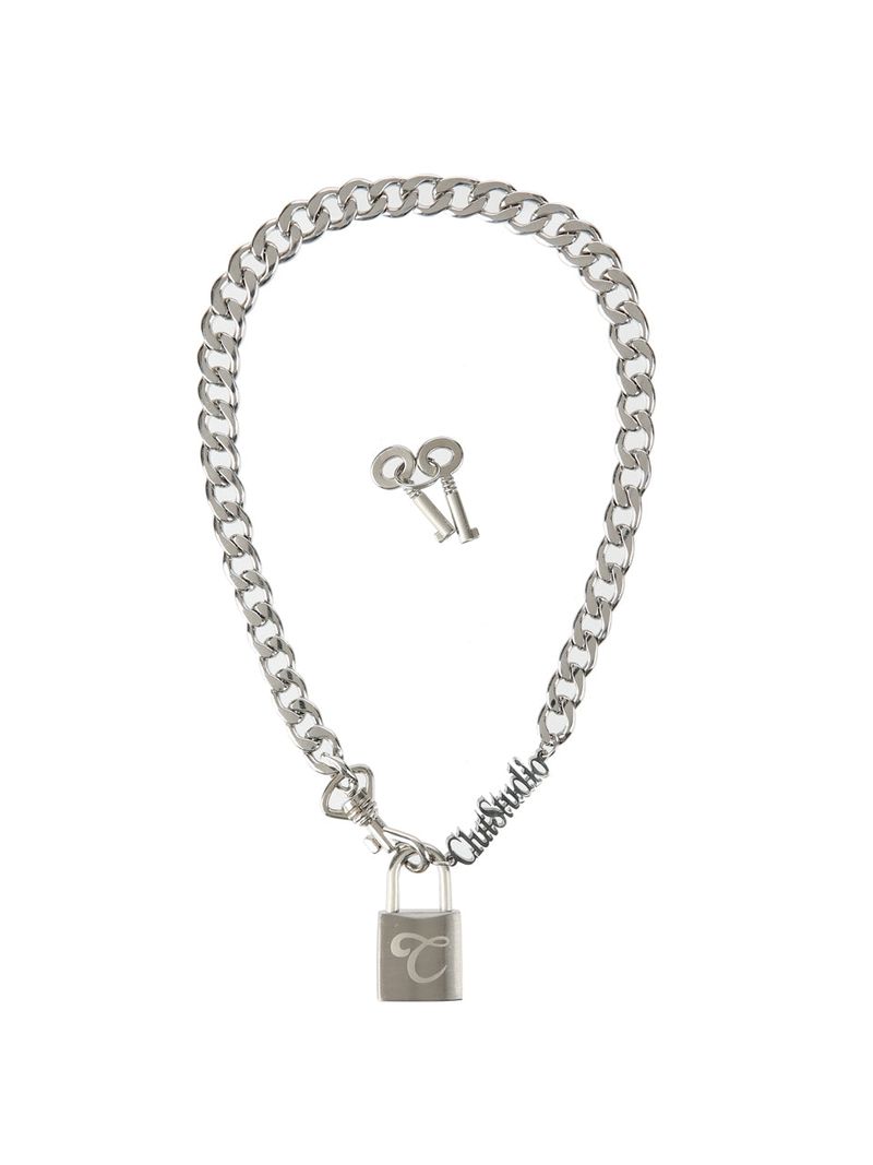 1 0 punk lock necklace