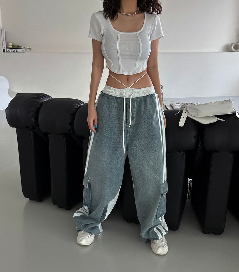 Denim Half Unissex Pants