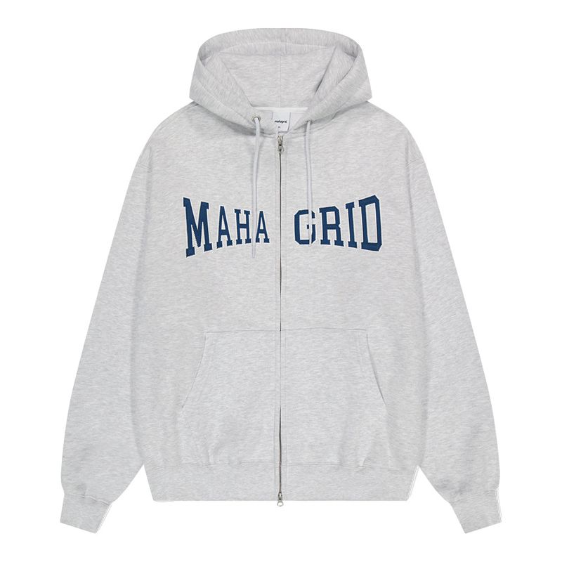 mahagrid（マハグリッド）の「アップリケジップアップフーディー（トップス）」