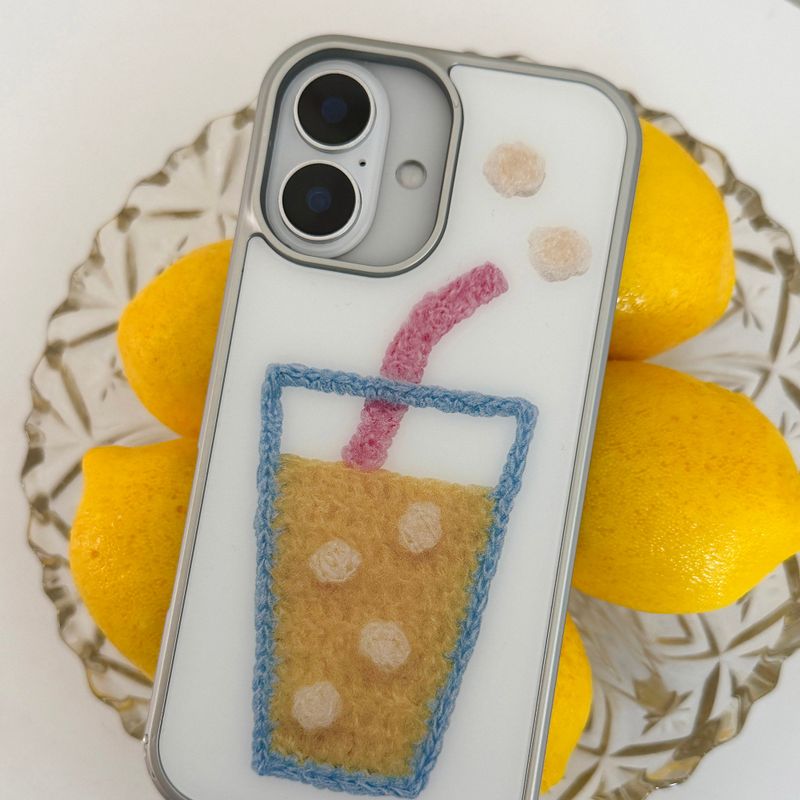 MOHAIRADE GLASS BUMPER CASE _ YELLOW