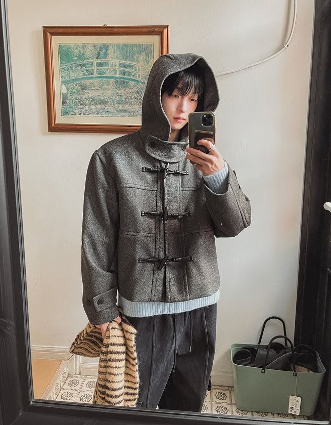 2PLAN(ツープラン)の「Mock Duffle Hooded Short Coat(Jackets/Outerwear)」