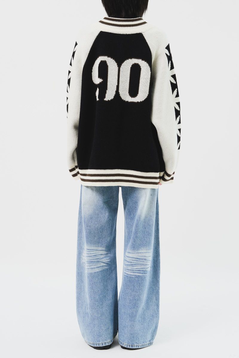 Neo Knitted Zip Jacket (2color)