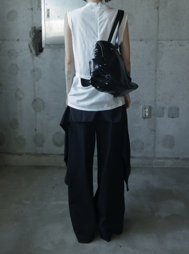 Lesia Cutout Cowl Neck Blouse