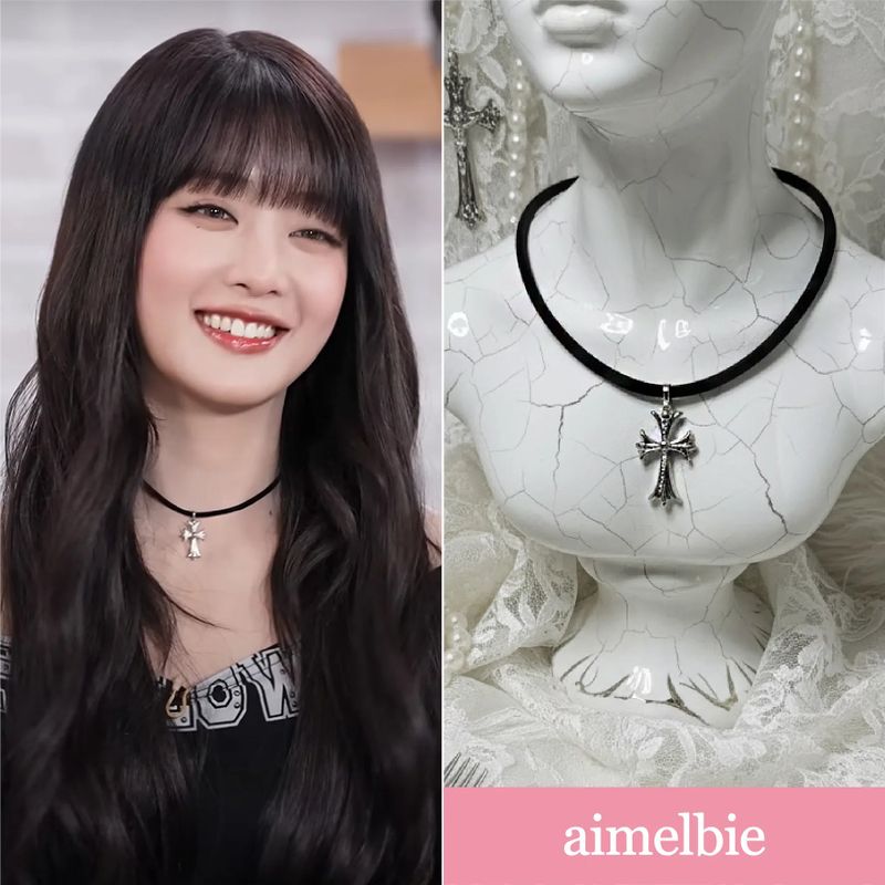 aimelbie(アイメルビー)の「ゴシックシルバークロスチョーカー(アクセサリー)」