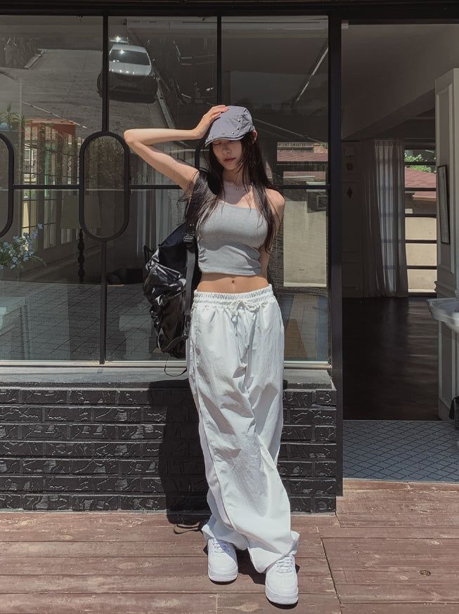 [U-BASIC] Side Shirring Tube Top (+With Cup)