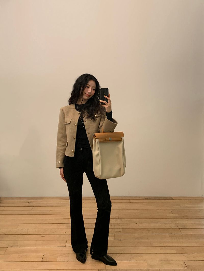 [MADE] Benne wool handmade tweed jacket