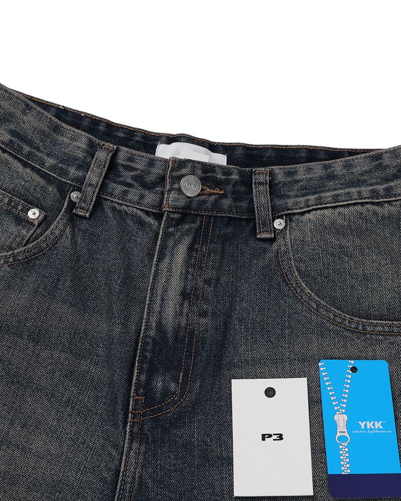 Nova Curved Panel Denim Pants